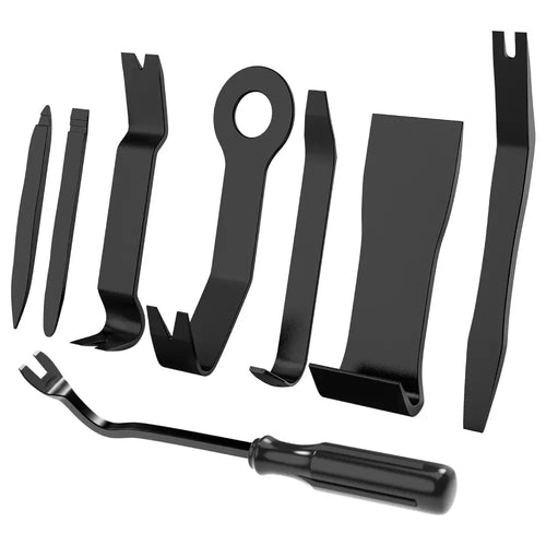 Nilight 8 Pcs Auto Trim Removal Tool Set Black