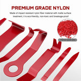 Nilight 8 Pcs Auto Trim Removal Tool Set Red, view 3