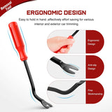 Nilight 8 Pcs Auto Trim Removal Tool Set Red, view 4