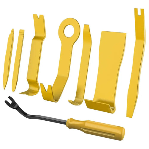 Nilight 8 Pcs Auto Trim Removal Tool Set Yellow