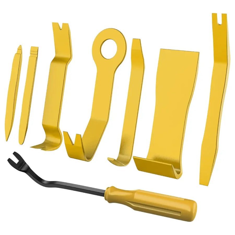 Nilight 8 Pcs Auto Trim Removal Tool Set Yellow