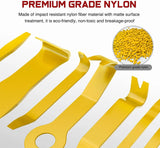 Nilight 8 Pcs Auto Trim Removal Tool Set Yellow, view 3