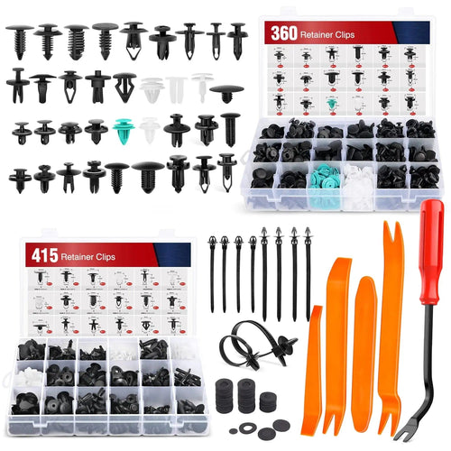 Nilight 820 Pcs Bumper Retainer Clips Car Push Retainer Kit