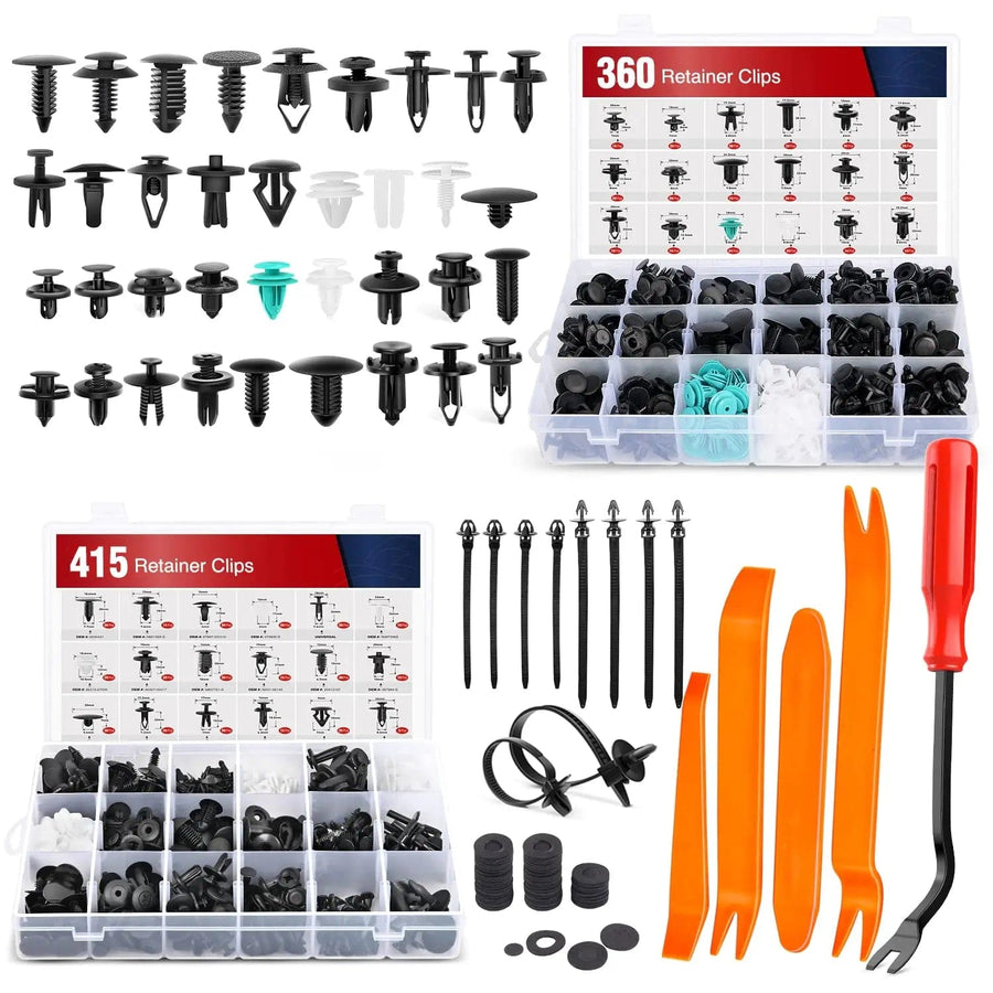 Nilight 820 Pcs Bumper Retainer Clips Car Push Retainer Kit
