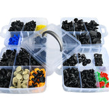 Nilight 860Pcs Car Push Retainer Clips & Auto Fasteners Assortment -26 Most Popular Sizes Nylon Bumper Fender Rivets with 10 Cable Ties and Fasteners Remover for Toyota GM Ford Honda Chevy, view 4
