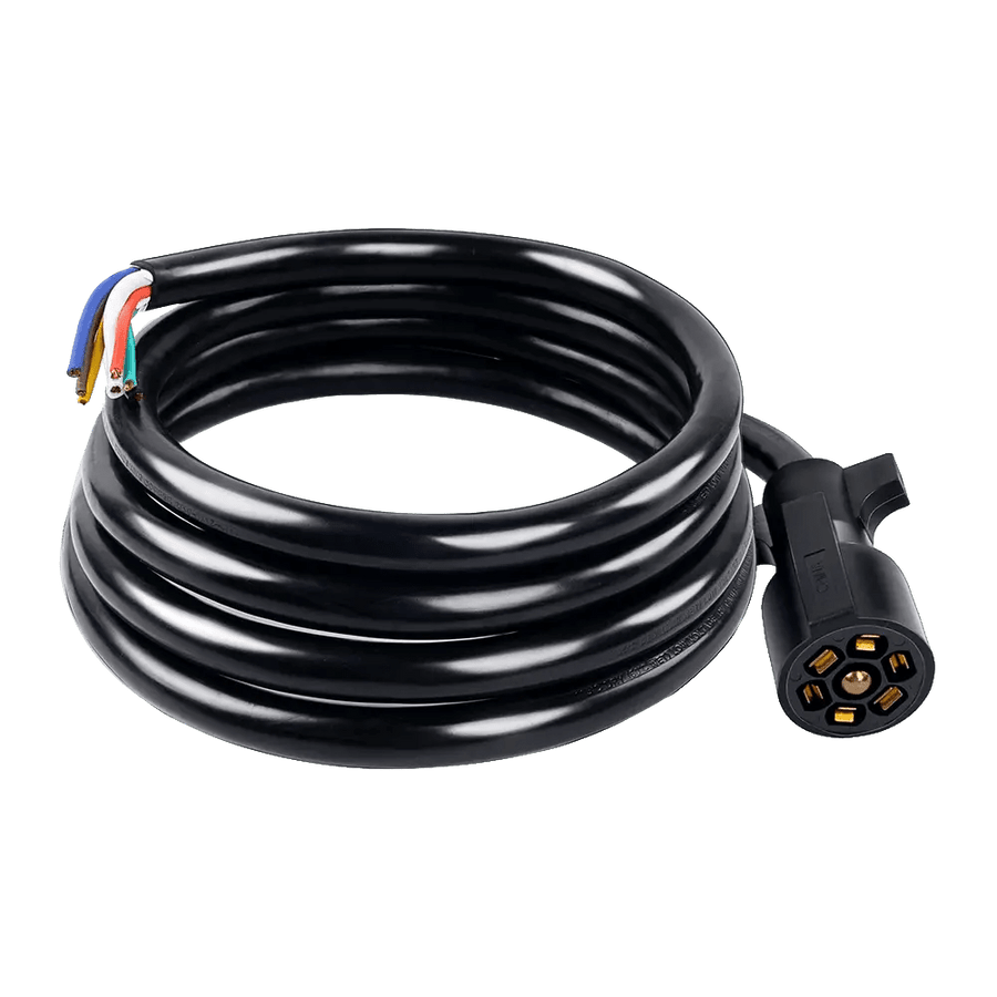 Nilight 8FT Heavy Duty 7 Way Inline Trailer Cord