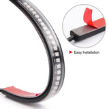 Nilight 8 Inch 32Leds Amber Red Light Strip, view 3