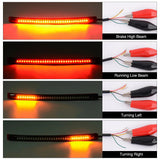 Nilight 8 Inch 32Leds Amber Red Light Strip, view 5