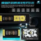 Nilight 8 Inch 5LED Single Row Spot Screw-Less Night Vision LED Light Bar | 18AWG Wire 5Pin Switch, view 3