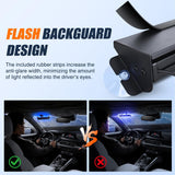 Nilight 8LED Blue Traffic Advisor Strobe Light Bar Hazard Safety | with Vacuum Suction Emergency Dash Warning Flashing Lights Front/Rear Windshield Visor for Truck Police Construction Vehicles, view 5