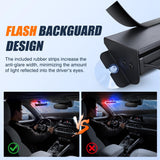 Nilight 8LED Red Blue Traffic Advisor Strobe Light Bar Hazard Safety | with Vacuum Suction Emergency Dash Warning Flashing Lights Front/Rear Windshield Visor for Truck Police Construction Vehicles, view 5
