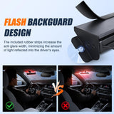 Nilight 8LED Red Traffic Advisor Strobe Light Bar Hazard Safety | with Vacuum Suction Emergency Dash Warning Flashing Lights Front/Rear Windshield Visor for Truck Police Construction Vehicles, view 4