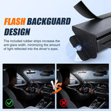 Nilight 8LED White Traffic Advisor Strobe Light Bar Hazard Safety | with Vacuum Suction Emergency Dash Warning Flashing Lights Front/Rear Windshield Visor for Truck Police Construction Vehicles, view 5