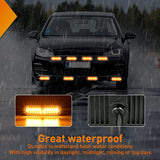 Nilight 8PCS 12LED Amber Emergency Strobe Lights, view 6