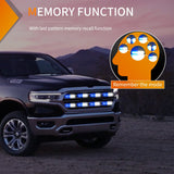 Nilight 8PCS 12LED Blue White Emergency Strobe Lights, view 5