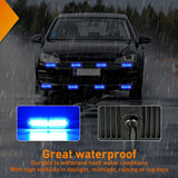 Nilight 8PCS 12LED Blue Emergency Strobe Lights, view 6
