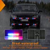 Nilight 8PCS 12LED Red Blue Emergency Strobe Lights, view 6