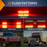 Nilight 8PCS 12LED Red Emergency Strobe Lights, view 2