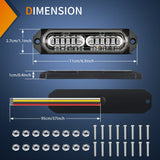 Nilight 8PCS 12LED Red Emergency Strobe Lights, view 4
