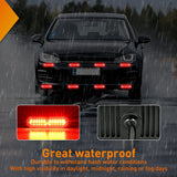 Nilight 8PCS 12LED Red Emergency Strobe Lights, view 6