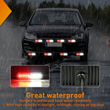 Nilight 8PCS 12LED Red White Emergency Strobe Lights, view 6