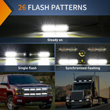 Nilight 8PCS 12LED White Emergency Strobe Lights, view 2