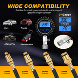 Nilight 8pcs Digital Compression Tester Kit, view 4