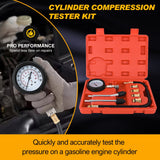 Nilight 8PCS Petrol Gas Engine Cylinder Compression Tester Kit, view 2