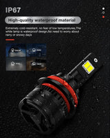 Nilight 9004/HB1 LED Headlight Bulbs N40 Series 100W 20000LM 6000K IP67 | 2 BULBS, view 2