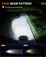 Nilight 9005 9006 LED Headlight Bulbs FS1 Series | 4 BULBS, view 2