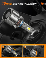 Nilight 9005 9006 LED Headlight Bulbs FS1 Series | 4 BULBS, view 4