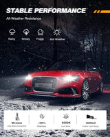 Nilight 9005/HB3 LED Headlight Bulbs ES1 Series 80W 16000LM 6000K IP67 | 2 BULBS, view 6