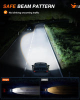Nilight 9005/HB3 LED Headlight Bulbs FS1 Series | 2 BULBS, view 2