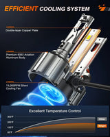 Nilight 9005/HB3 LED Headlight Bulbs FS1 Series | 2 BULBS, view 5