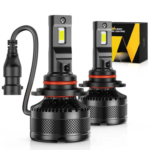 Nilight 9005/HB3 LED Headlight Bulbs N40 Series 100W 20000LM 6000K IP67 | 2 BULBS