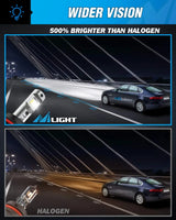 Nilight 9007/HB5 LED Headlight Bulbs E30 Series 70W 14000LM 6500K IP67 | 2 BULBS, view 3