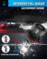 Nilight 9007/HB5 LED Headlight Bulbs E30 Series 70W 14000LM 6500K IP67 | 2 BULBS, view 5