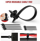 Nilight 900Pcs Car Push Retainer Clips Auto Fasteners Kit Included 24 Sizes Nylon Bumper Fender Rivets Door Trim Panel Clips with 5 Fasteners Remover 10 Cable Ties for Toyota GM Ford Honda Chevy, view 5