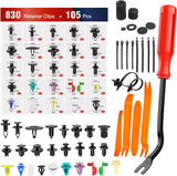 Nilight 935 Pcs Car Push Retainer Clips & Auto Fasteners Assortment, view 2