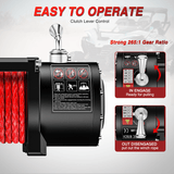 Nilight 9500 lb ATV/UTV Electric Winch Kit With Synthetic Winch Rope, view 5