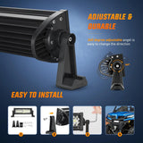 Nilight 9.5 Inch 192W Triple Row 64LEDs Spot Flood LED Light Bar, view 5