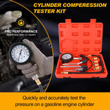 Nilight 9PCS Petrol Gas Engine Cylinder Compression Tester Kit, view 3