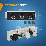 Nilight A/C Heater Climate Control Module Panel Compatible with 2001 2002 2003 2004 2005 2006 2007 2008 2009 2010 2011 2012 2013 2014 Chevy Express Truck Replacement Air Conditioning Control Module, view 4