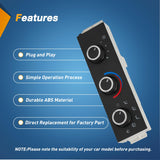 Nilight A/C Heater Climate Control Module Panel Compatible with 2001 2002 2003 2004 2005 2006 2007 2008 2009 2010 2011 2012 2013 2014 Chevy Express Truck Replacement Air Conditioning Control Module, view 6