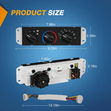 Nilight A/C Heater Climate Control Module Switch Panel Compatible with 1999 2000 2001 2002 2003 2004 Jeep Wrangler TJ Right Hand Driver Truck Replacement Air Conditioning Panel, view 5