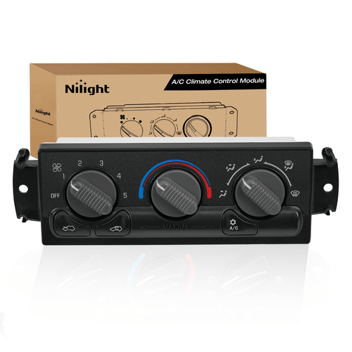 Nilight A/C Heater Climate Control Module Switch Panel Compatible with 1999 2000 2001 2002 Silverado Sierra 2000-2002 Suburban/Tahoe/Yukon XL Truck Replacement Air Conditioning Control Module