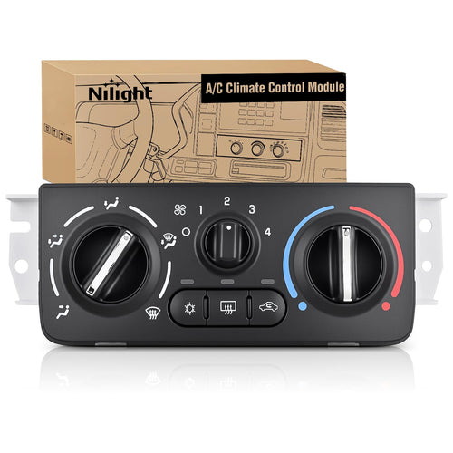 Nilight A/C Heater Climate Control Module Switch Panel | Compatible with 2005 2006 2007 2008 2009 2010 Chevrolet Cobalt 2007-2010 Pontiac G5 Truck Replacement Air Conditioning Panel