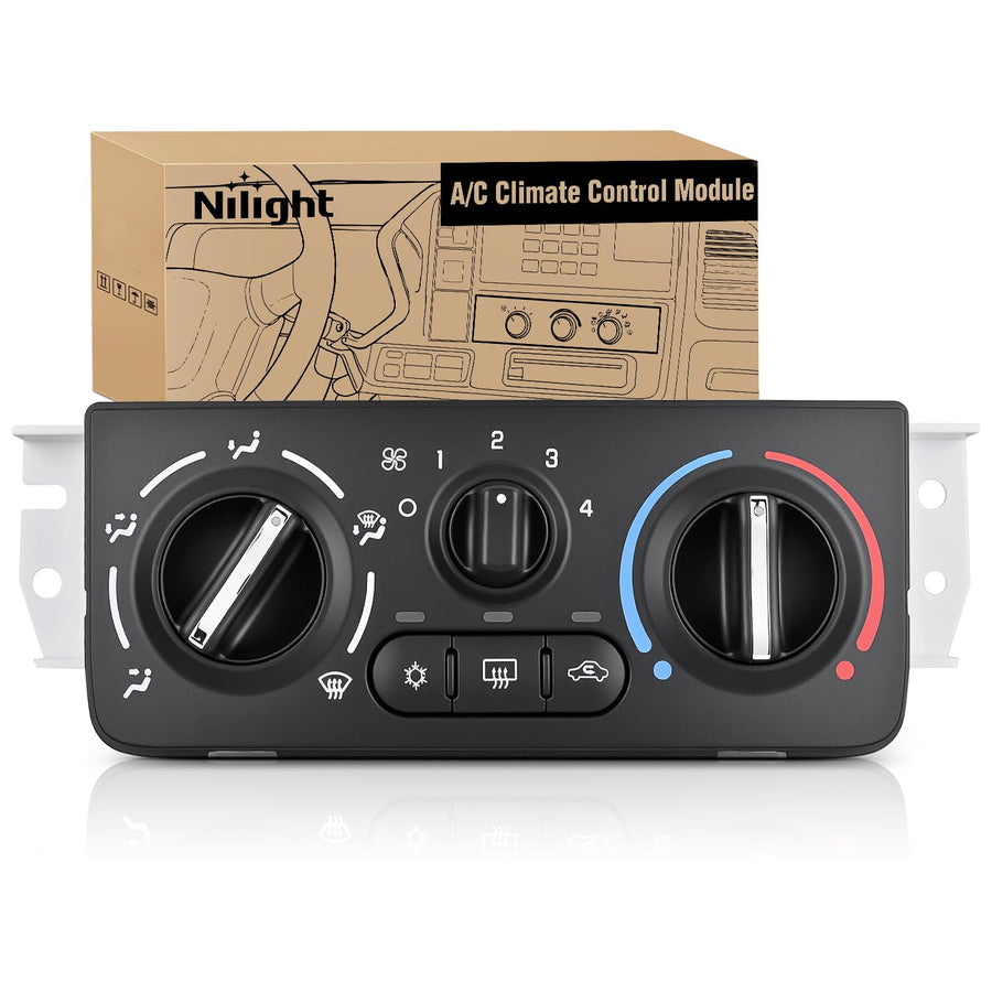 Nilight A/C Heater Climate Control Module Switch Panel | Compatible with 2005 2006 2007 2008 2009 2010 Chevrolet Cobalt 2007-2010 Pontiac G5 Truck Replacement Air Conditioning Panel