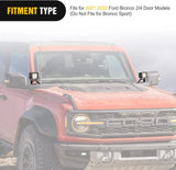 Nilight A-Pillar Lower Windshield Brackets for 2021 2022 Ford Bronco (Pair), view 6
