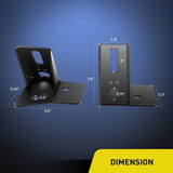 Nilight A-Pillar Windshield Hinge Mounts For 2007 2008 2009 2010 2011 2012 2013 2014 2015 2016 2017 Jeep Wrangler JK, view 3